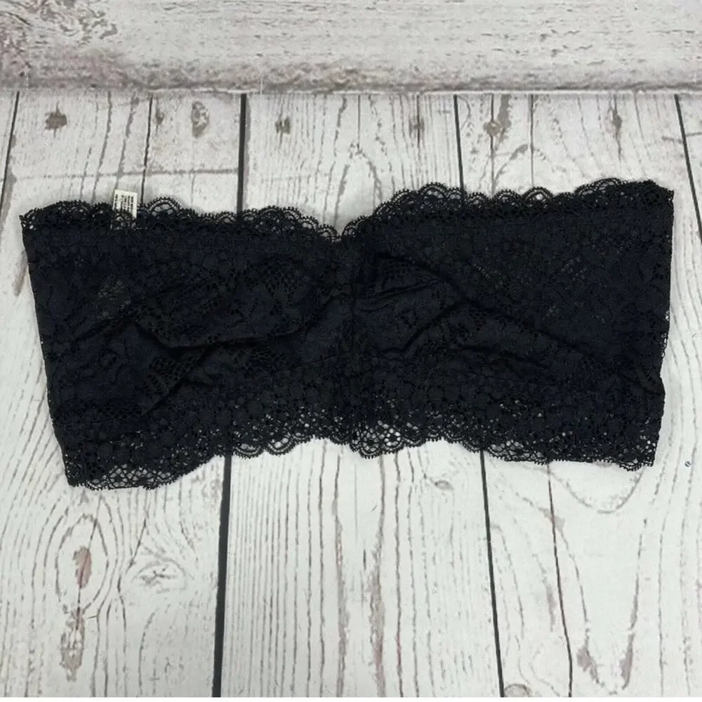 Free People Intimately Small Bandeau Lacey Looks Floral Bundle of 3